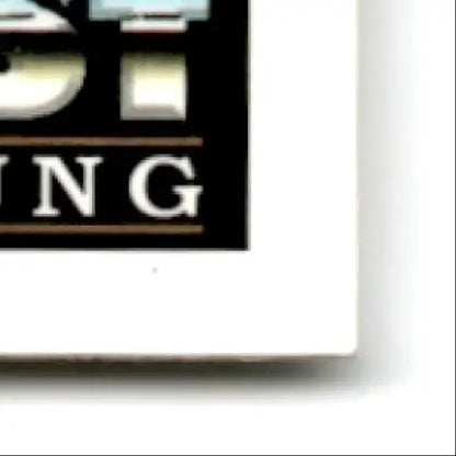 Partial view of a black sign with UNG, related to 1993 Upper Deck Football Steve Young