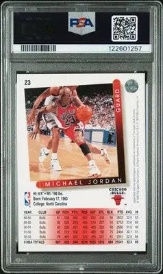 1993 Upper Deck Michael Jordan #23 Basketball PSA 6