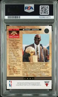 1993 Upper Deck MR. June Michael Jordan #MJ3 1991 NBA Finals MVP PSA 6