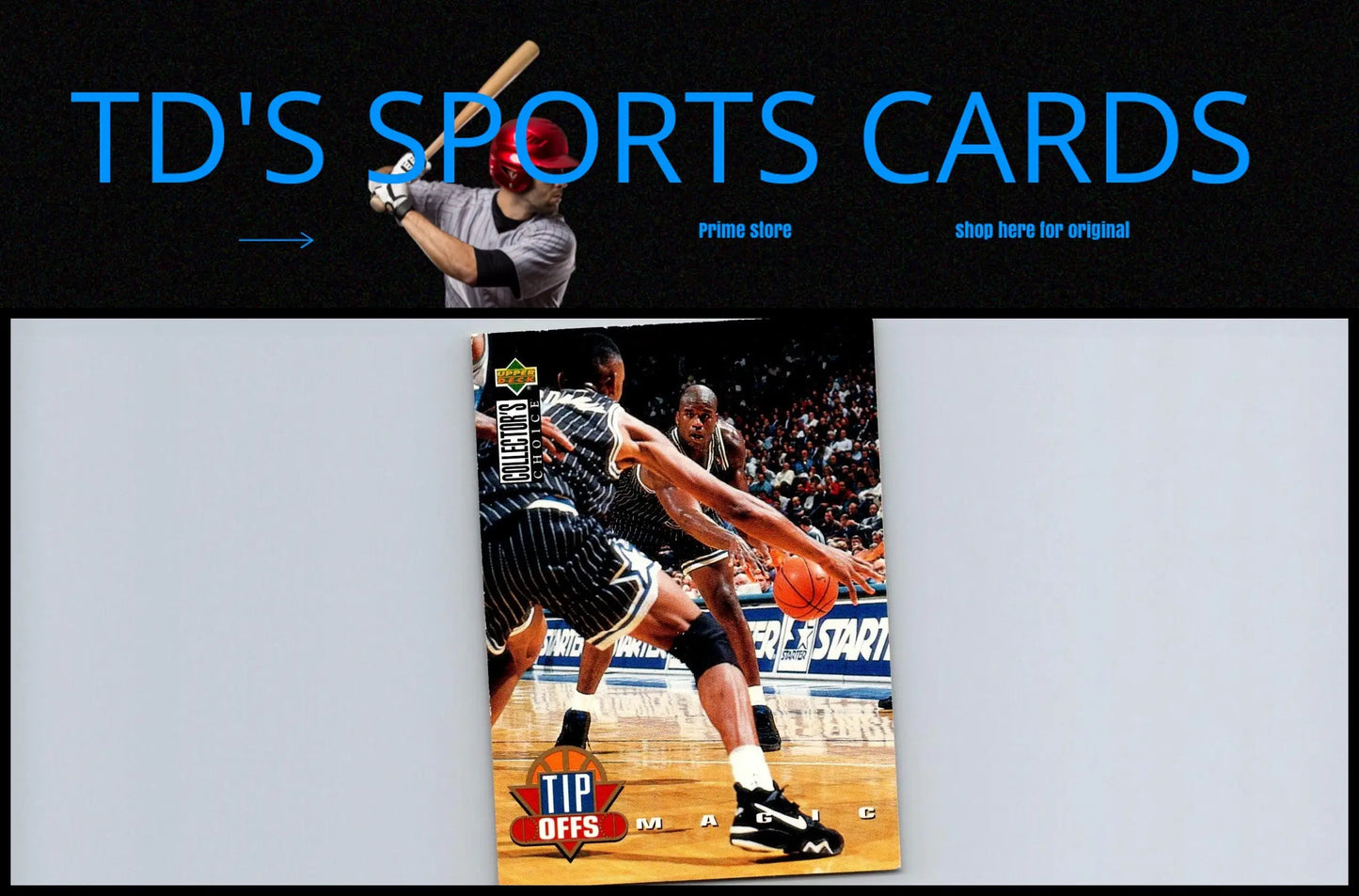 1994-95 Collector’s Choice Italian Shaquille O’Neal trading card showcasing basketball icon