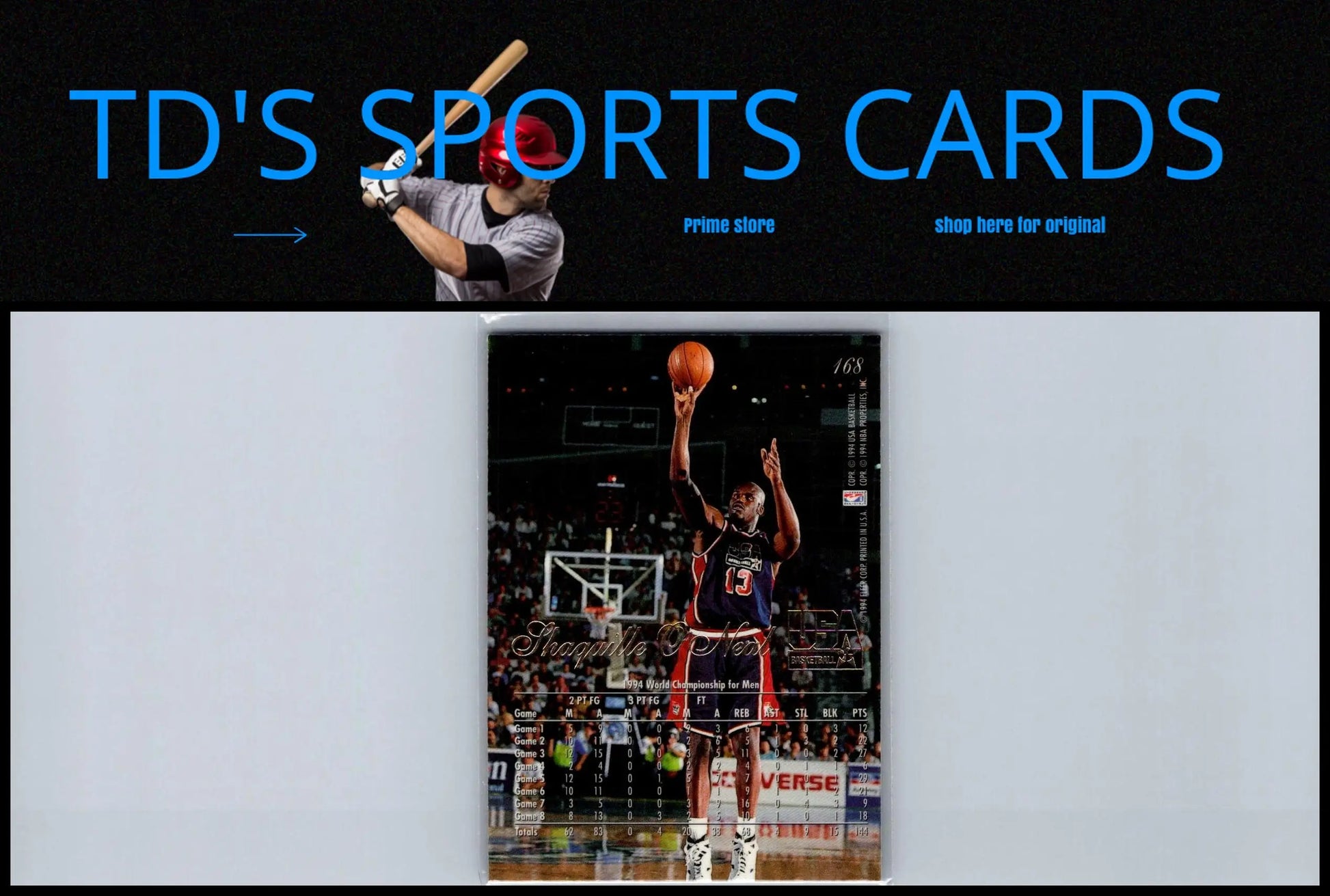 1994-95 Flair #168 Shaquille O’Neal trading card for basketball enthusiasts