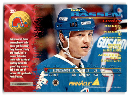 1994-95 Pinnacle #327 Bob Bassen - Trading Card
