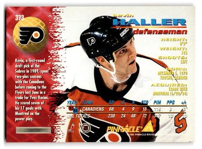 1994-95 Pinnacle #373 Kevin Haller - Trading Card