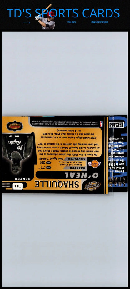 Shaquille O’Neal trading card from 1994-95 Ultra #12 All-NBA collection