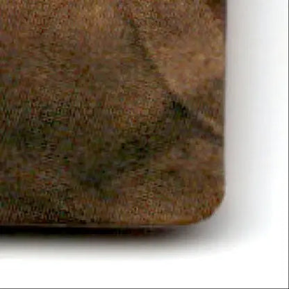 Close-up of a brown textured wooden object from the Action Packed Football San Francisco 49ers product