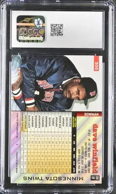 Bowman Dave Winfield baseball card from 1994 Bowman Dave Winfield #300 CGC 9.5