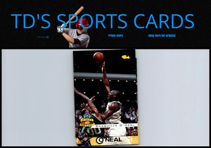 1994 Classic Draft Shaquille O’Neal trading card featuring basketball legend Shaquille O’Neal