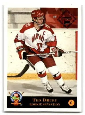 1994 Classic Pro Hockey Prospects Ted Drury hockey card showcasing classic pro hockey style