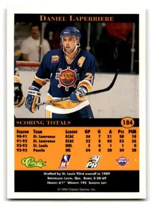 Daniel Laperriere hockey card from 1994 Classic Pro Hockey Prospects collection