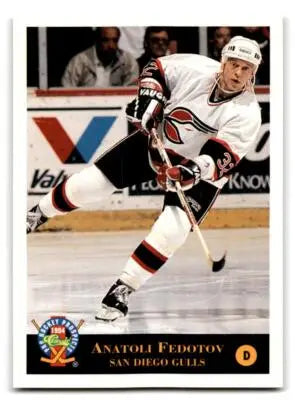 Hockey player in action from 1994 Classic Pro Hockey Prospects Anatoli Fedotov