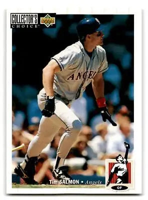 Tim Salmon baseball card from 1994 Collector’s Choice, a must-have for trading cards collectors