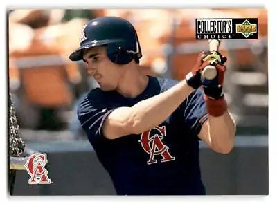 Tim Salmon swinging bat in 1994 Collector’s Choice trading card #328 baseball cards