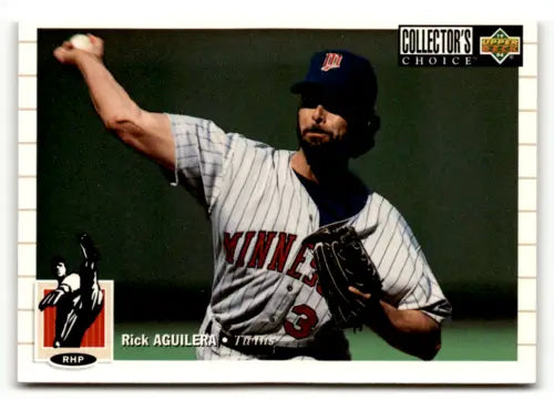 Rick Aguilera 1994 Collector’s Choice Minnesota Twins trading card image