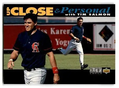 Tim Salmon baseball card from 1994 Collector’s Choice trading cards collection