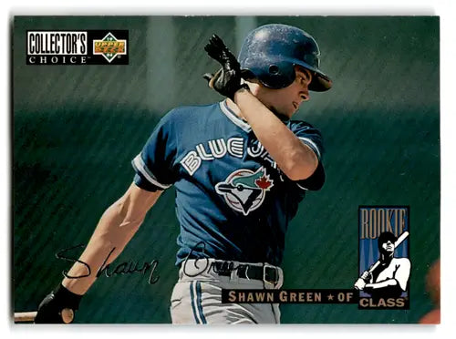 Original gloss 1994 Collector’s Choice Silver Signature Shawn Green Blue Jays card
