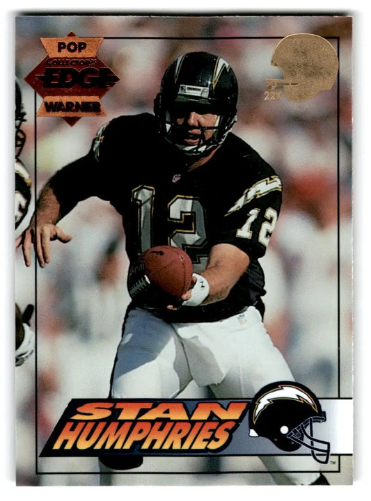 1994 Collector’s Edge #172 Stan Humphries Pop Warner 22K Gold - Trading Cards