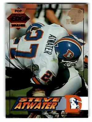 Steve Atwater football card from 1994 Collector’s Edge Pop Warner 22K Gold set
