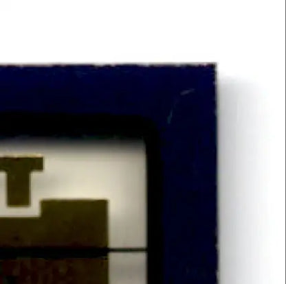 Fragment of dark blue framed edge Steve Young Boss Squad Silver collectible card with gold T