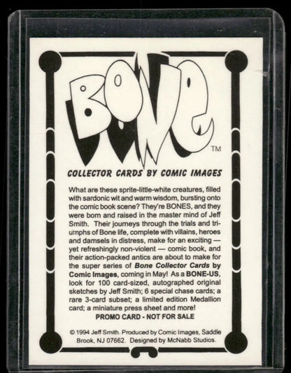 Vintage Comic Images Bone sale promo card from 1994 Comic Images Bone series