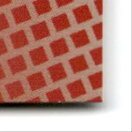 Red and off-white patterned fabric from Finish Line Racing Benny Parsons #120