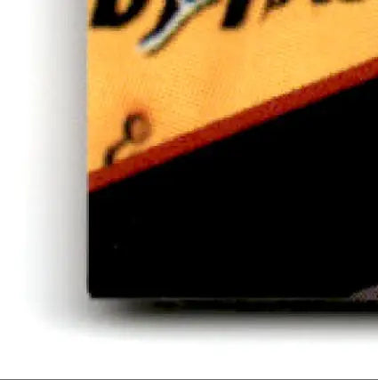 Finish Line Racing Ernie Irvan diecast box with golden-yellow surface and dark brown stripe