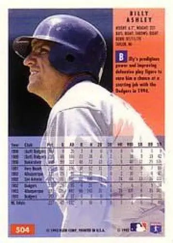 1994 Fleer #504 Billy Ashley NM-MT Dodgers - Trading Cards