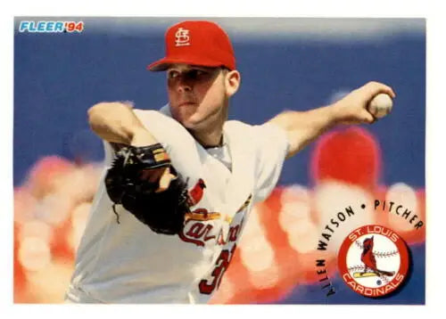 1994 Fleer #648 Allen Watson baseball card Near Mint original gloss Cardinals