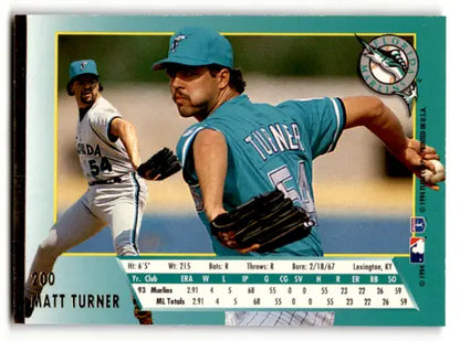 1994 Fleer Ultra #200 Matt Turner NM Near Mint Marlins ID:54015 - Trading Cards
