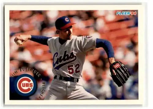 1994 Fleer Update U107 Jim Bullinger Chicago Cubs Baseball Card with original gloss
