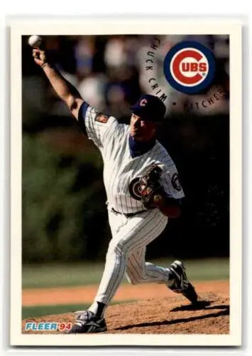 1994 Fleer Update U108 Chuck Crim Chicago Cubs Baseball Card original gloss ID:53144
