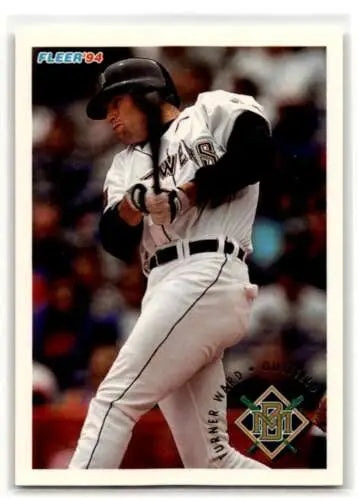 Original gloss 1994 Fleer Update U58 Turner Ward Milwaukee Brewers baseball card