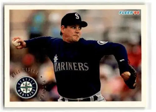 Bill Risley Seattle Mariners baseball card with original gloss from 1994 Fleer Update