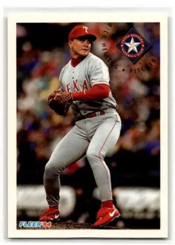 Original gloss 1994 Fleer Update U92 Rick Helling Texas Rangers Baseball Card ID:53170