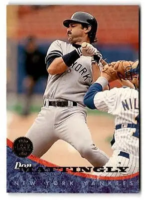 Don Mattingly baseball card from 1994 Leaf #121 trading cards collection