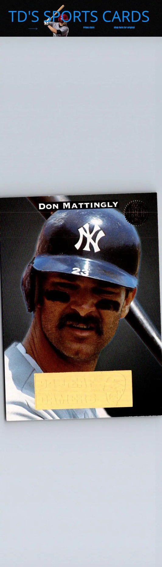 1994 Leaf Don Mattingly Gamers baseball card featuring Don Mattingly in collectible condition