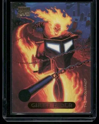 Marvel Masterpieces Ghost Rider trading card from 1994 Marvel Masterpieces Ghost series