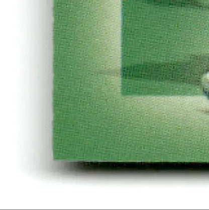 Green textured mat with slight shadow for Pacific Triple Folder Steve Young 49ers product