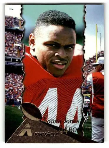 1994 Pinnacle #195 Calvin Jones Los Angeles Raiders Football Card original gloss