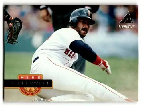 Mike Greenwell baseball card from 1994 Pinnacle with original gloss and NM condition