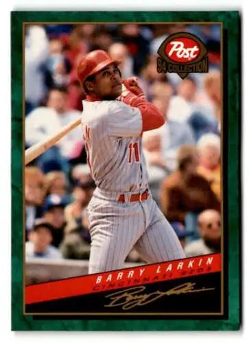 1994 Post Cereal #12 Barry Larkin baseball card with original gloss and great condition