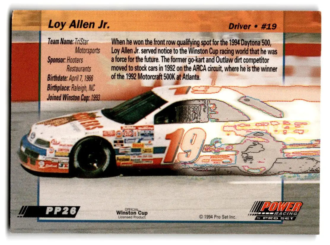 1994 Power #PP26 Loy Allen Jr. - Trading Card