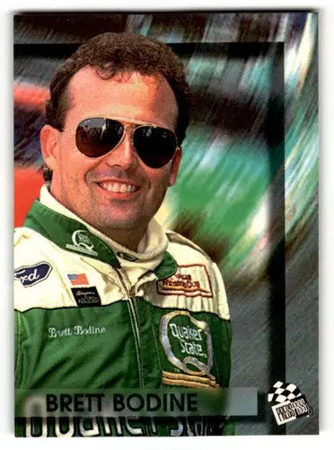 Original gloss Brett Bodine racing card from 1994 Press Pass Bodine racing cards collection