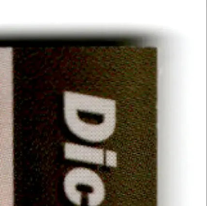 Dark green plastic card part from 1994 Pro Set Power Dick Trickle #120 with white text