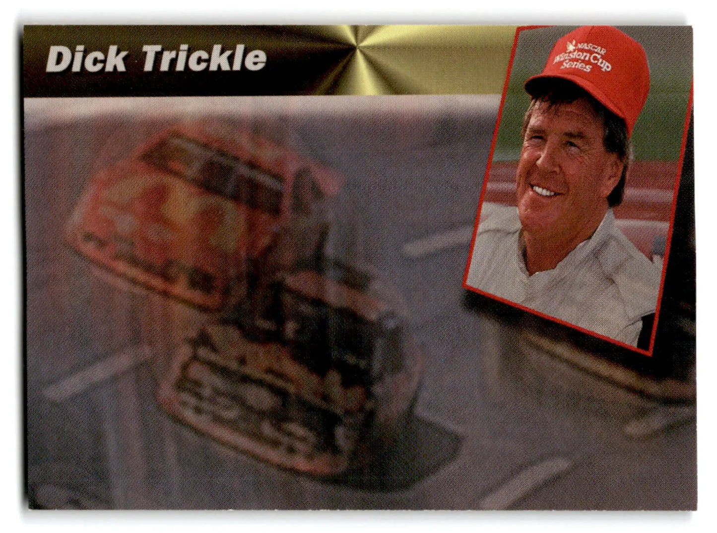 Vintage 1994 Pro Set Power Dick Trickle NASCAR racing card featuring Power Dick Trickle