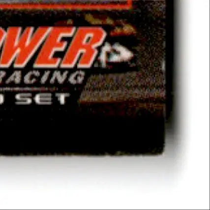 Black box with POWER RACING and SET in red and white text for 1994 Pro Set Power Racing Jimmy Hensley #93