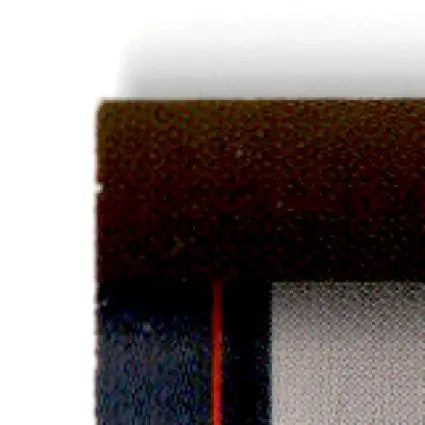 Corner of dark brown book with red bookmark for 1994 Pro Set Power Racing Jimmy Hensley #93