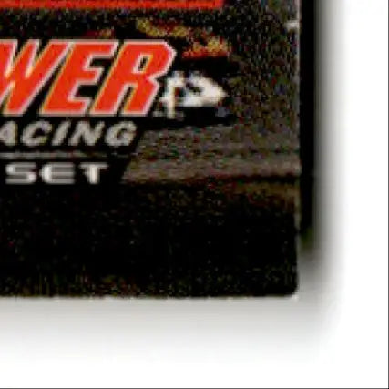 Black box with red and white lettering for Pro Set Power Racing Jimmy Spencer set