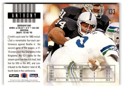 1994 SkyBox Impact #133 Anthony Smith - Trading Card