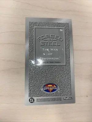 Skybox Superman Forged in Steel FS4 Man of Steel Platinum Series trading card