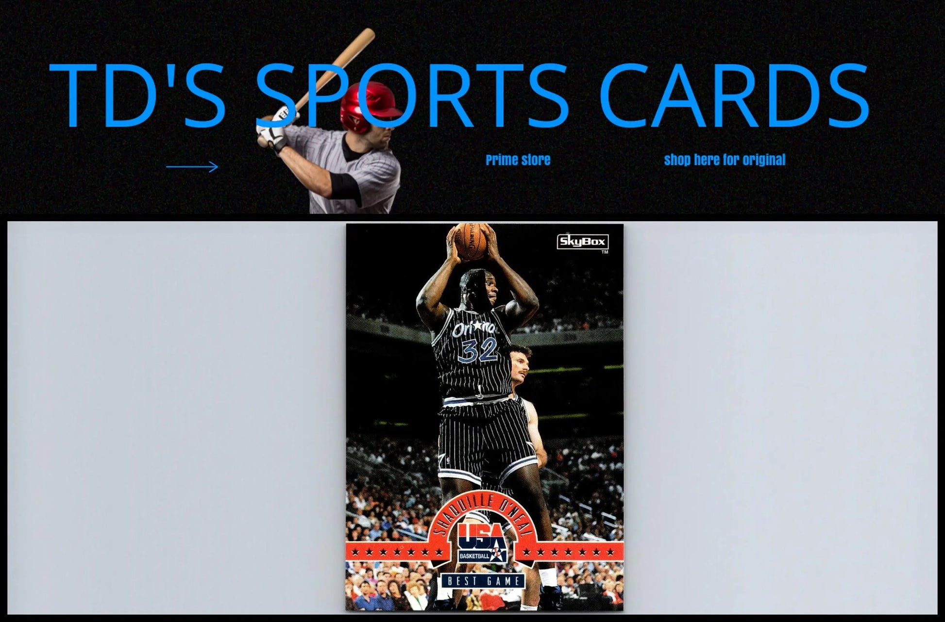 1994 SkyBox USA #71 Shaquille O’Neal trading card collectible item